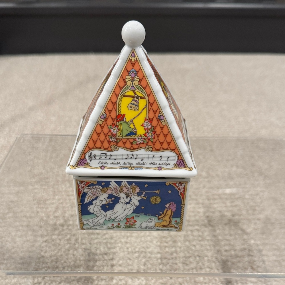 Hutschenreuther silent night musical trinket box